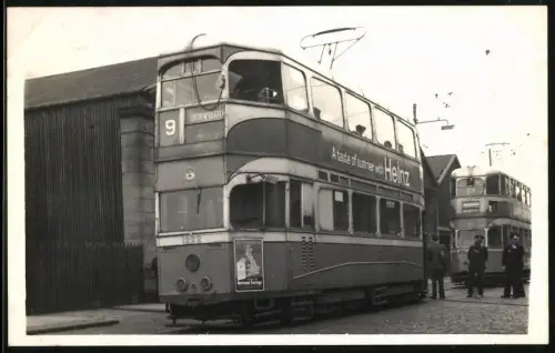 Fotografie W. P. Witherstone, London, englische Strassenbahn Linie 9, Coronation Car No. 1222
