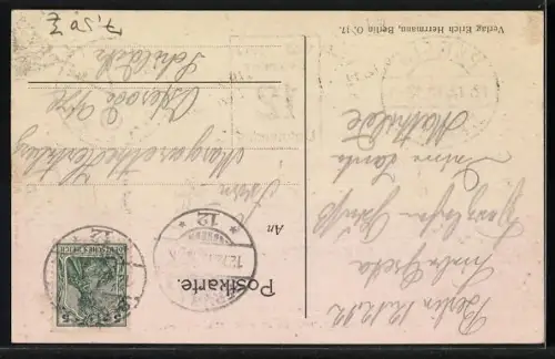 AK Berlin, Donnerstag, 12. Dezember 1912, 12 Uhr, 12. Min., 12 Sek.