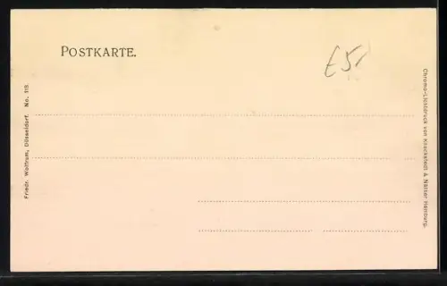 AK Düsseldorf, Gewerbe- und Industrie-Ausstellung 1902, Schaefer & Langen Maschinenfabrik, Crefeld