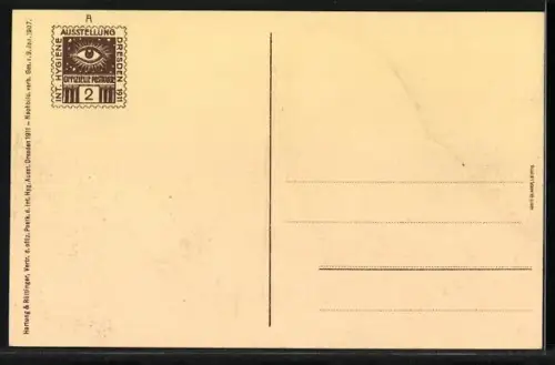 AK Dresden, Internationale Hygiene-Ausstellung 1911, Haupteingang zur Ausstellung