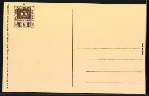 AK Dresden, Internationale Hygiene-Ausstellung 1911, Franz. Staatspavillon mit Gartenanlage