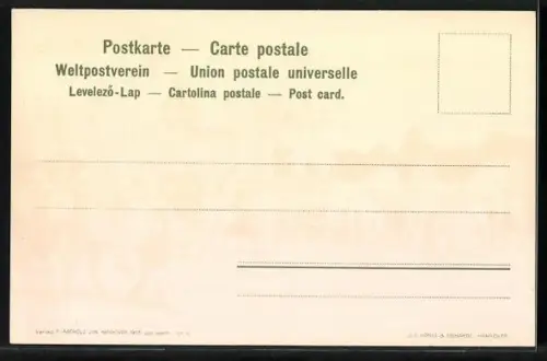 AK Hannover, Festzug d XIV. Deutschen Bundesschiessens am 5.7.1903, Wagen d. Stadt Hannover