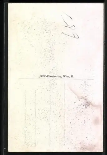 AK Wien, Brand des Justizpalastes am 15.07.1927, Litfasssäule