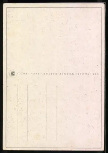 AK Kleines Mädchen spielt mit einer Puppe