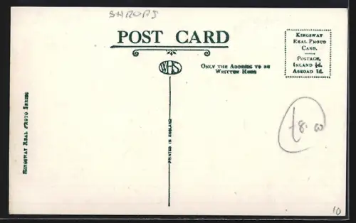 AK Whitchurch Salop, Green End from Bull Ring