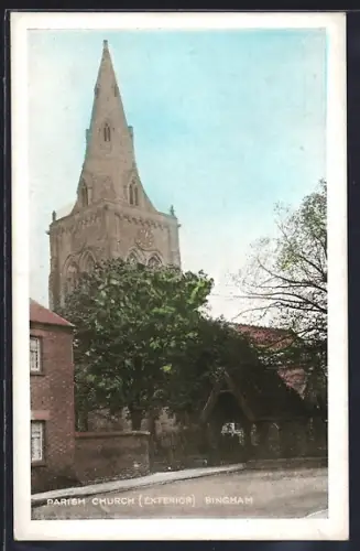 AK Bingham, Parish Church, Exterior
