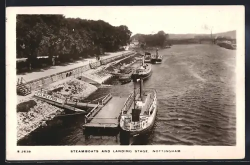 AK Nottingham, Steamboats and Landing Stage