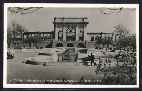 AK Nottingham, Victoria Embankment Memorial Gardens