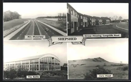 AK Shepshed, M1 Motorway, The Baths, Ive`s Head, Group Housing in Longcliffe Road