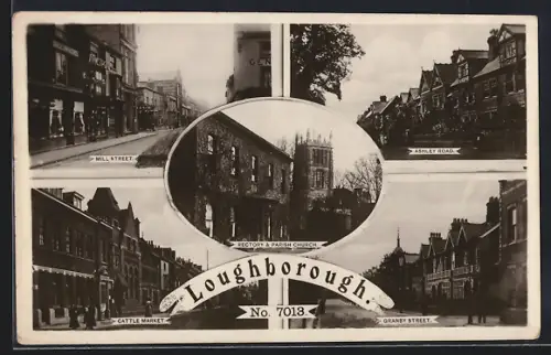 AK Loughborough, Cattle Market, Granby Street, Ashley Road, Mill Street