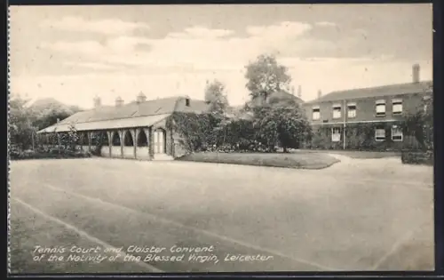 AK Leicester, Convent of the Nativity of the Blessed Virgin, Tennis Court and Cloister