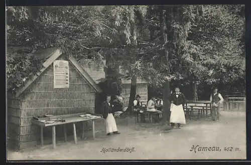 AK Wien, Hameau, Restaurant Holländerdörfl