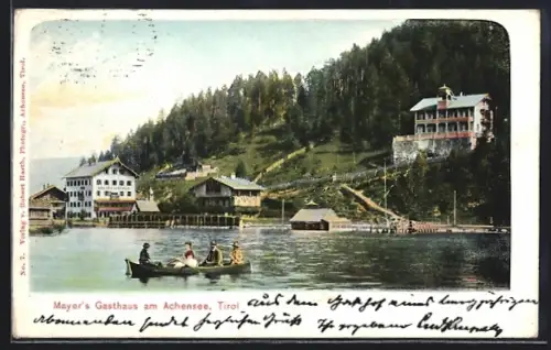 AK Achensee, Mayer`s Gasthaus