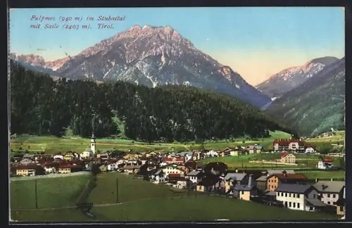 AK Fulpmes im Stubaital, Teilansicht mit Saile