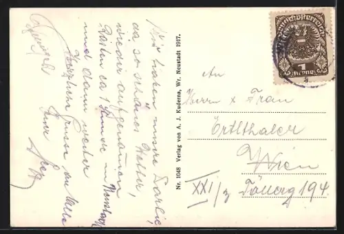 AK Wr. Neustadt, Knollteich im Akademiepark