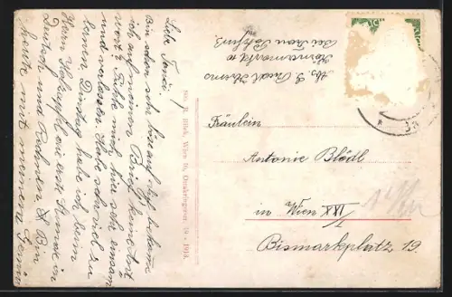 AK Krems a. d. Donau, Totalansicht mit Kirche