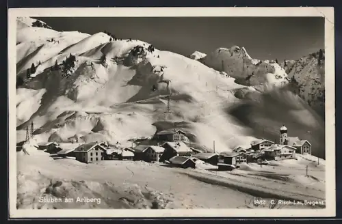 AK Stuben, Ort mit Arlberg