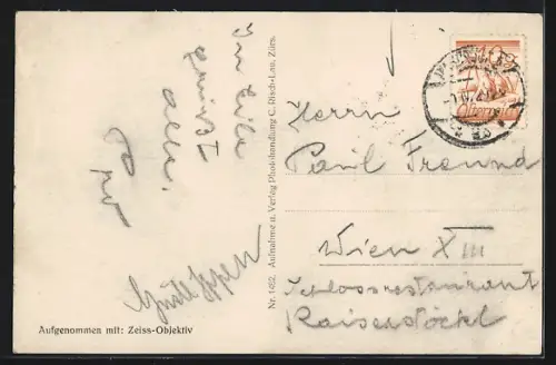 AK Stuben, Ort mit Arlberg