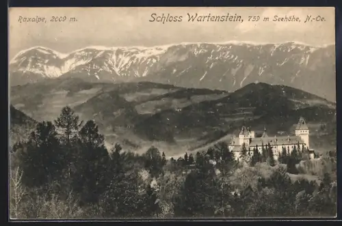 AK Wartenstein, Schloss Wartenstein, Raxalpe