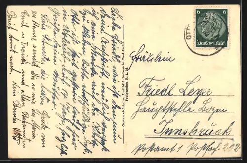 AK Ottensheim a. D., Teilansicht mit Kirche