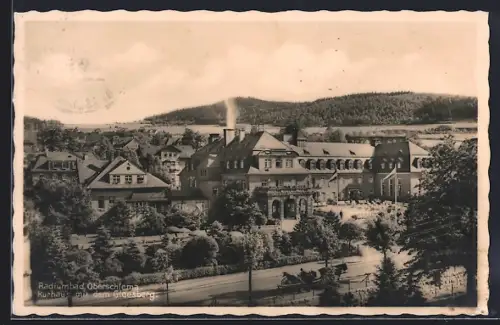 AK Oberschlema, Kurhaus mit dem Gleesberg
