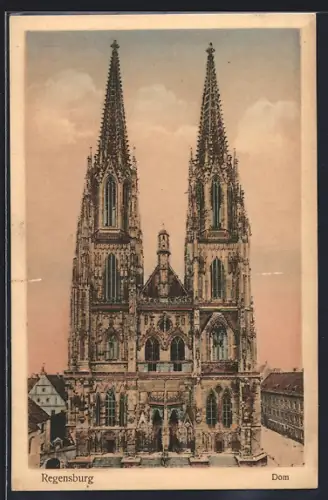 AK Regensburg, Partie am Dom