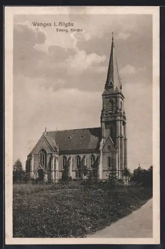AK Wangen i. Allgäu, Evang. Kirche