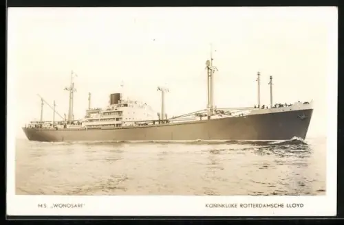 AK M.S. Wonosari, Koninklijke Rotterdamsche Lloyd, Handelsschiff