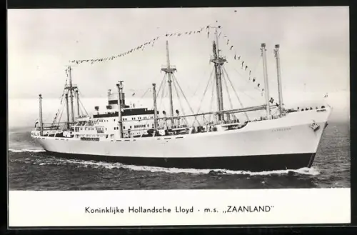 AK Handelsschiff MS Zaanland, Koninklijke Hollandsche Lloyd