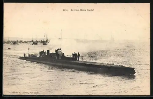 AK U-Boot Floréal in Hafennähe