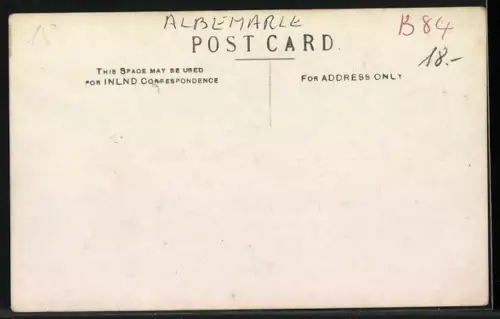 AK Kriegsschiff HMS Albemarle auf See