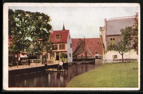 AK Gand, Exposition Universelle de Gand 1913, Vieilles Flandres