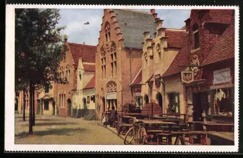 AK Gand, Exposition Universelle de Gand 1913, Vieilles Flandres