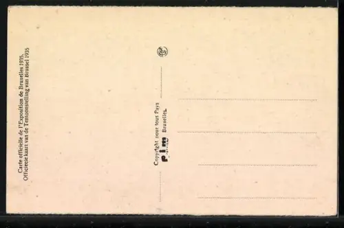 AK Bruxelles, Exposition de Bruxelles 1935, Les Fontaines et le Grand Palais