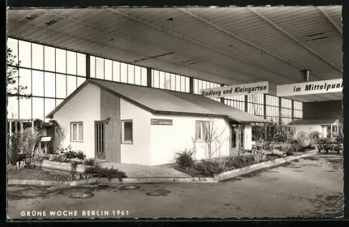 AK Berlin, Grüne Woche 1961, Siedlung und Kleingarten