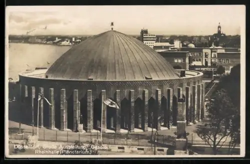 AK Düsseldorf, Grosse Ausstellung Gesolei, Rheinhalle