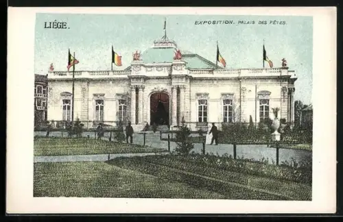 AK Liége, Exposition, Palais des Fêtes