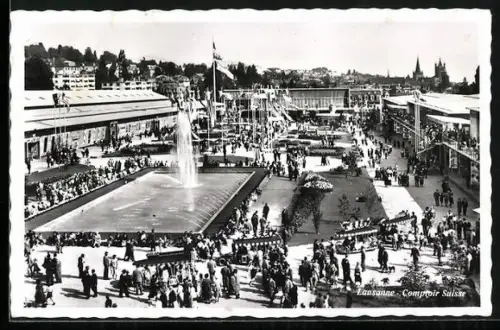 AK Lausanne, 36e Comptoir Suisse 1955