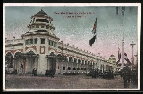 AK Gand, Exposition Universelle 1913, La Section Francaise