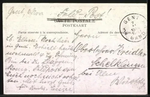 AK Gand, Exposition Universelle 1913, La Section Francaise