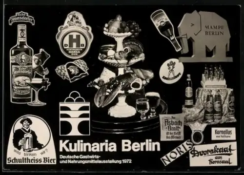 AK Berlin, Deutsche Gastwirts- und Nahrungsmittelausstellung Kulinaria 1972