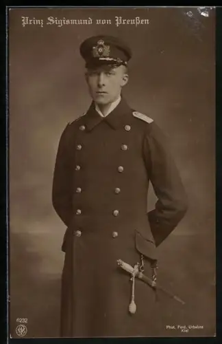 AK Portrait Prinz Sigismund von Preussen