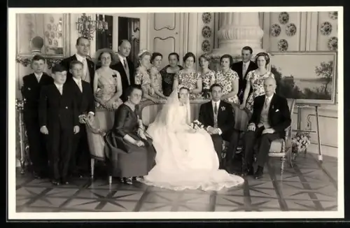 AK Erzherzog Hubert Salvator bei einer Hochzeit