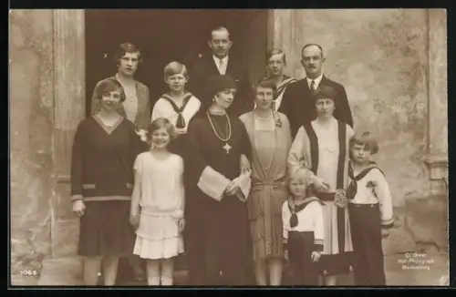 AK Herzogsfamilie von Braunschweig und Lüneburg, Königin Sophie von Griechenland, Margarete von Hessen, etc.