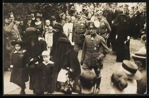 AK Beisetzung Prinzessin Margarethe 1923, Prinz Sigismund