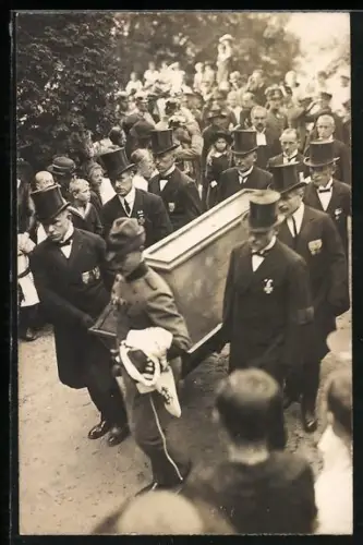 Foto-AK Beisetzung Prinzessin Viktoria Margarethe 1923