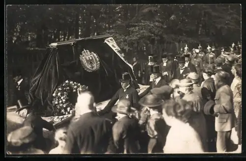 Foto-AK Beisetzung Prinzessin Viktoria Margarethe 1923