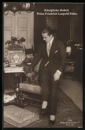 AK Sohn Prinz Friedrich Leopold von Preussen