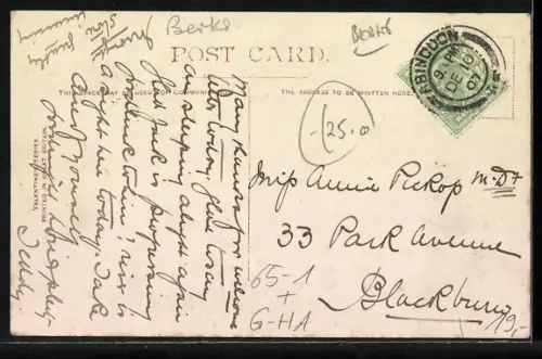 AK Steventon /Berks, View of the Tracks in the Station