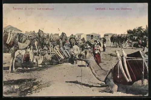 AK Smyrne, Bazar aux Chameaux